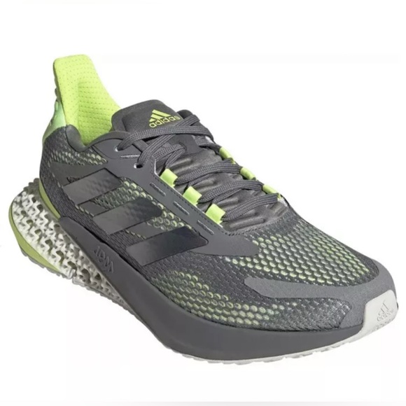 Adidas 4DFWD Pulse Running Shoes Grey Three Solar Yellow GX2993 Mens Size 11.5 main image 6